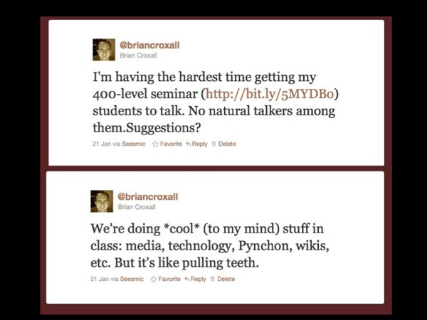 Tweets about my class