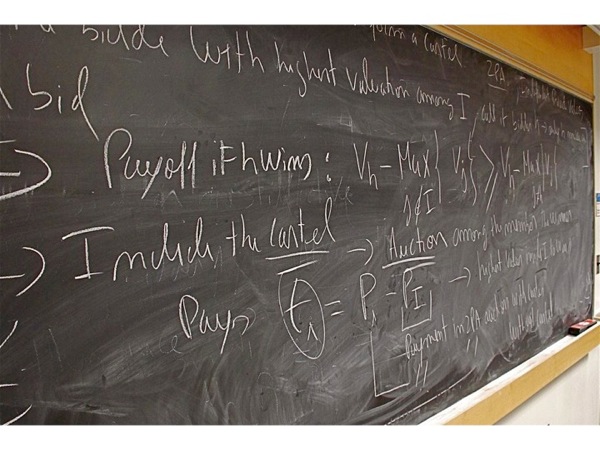 Photograph of a chalkboard
