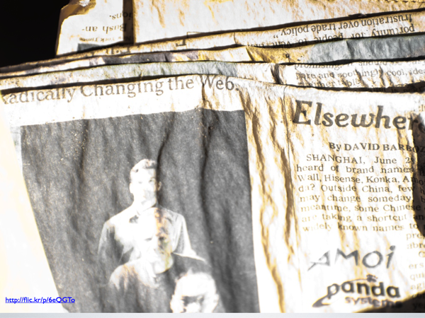 A old newspaper